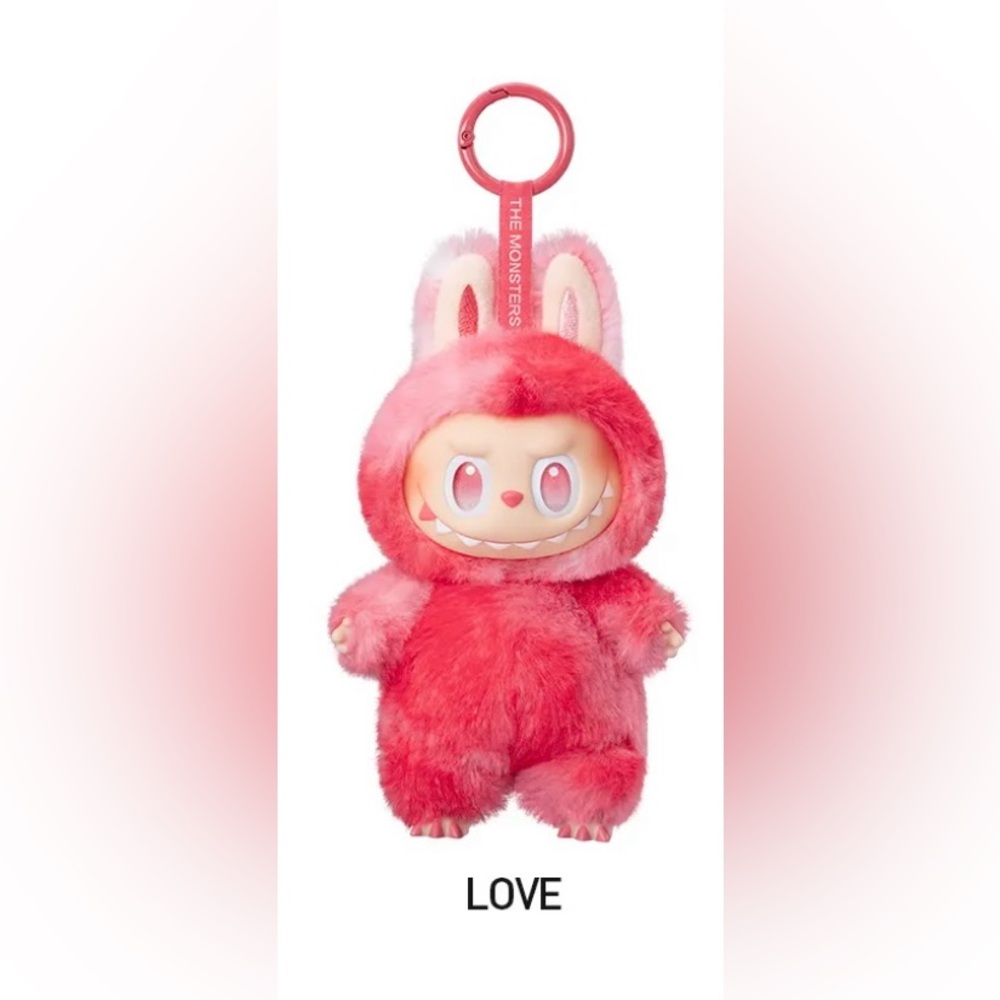 Pop Mart LABUBU The Monsters Big into Energy Confirmed LOVE Series Vinyl Plush